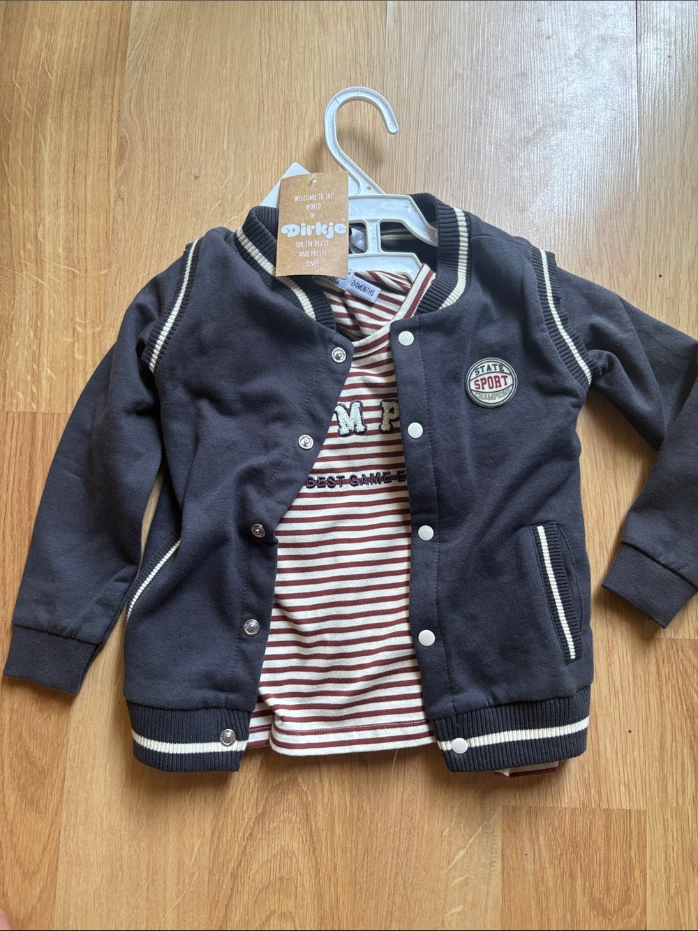 Dirkje boy baby toddler jacket and shirt. Size 24 Month 2T